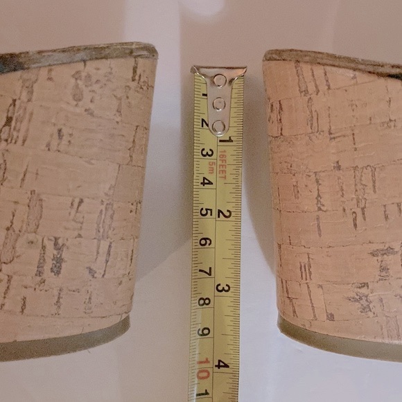 Sonoma Life& Style women’s black wedge slip on sandals, cork style 3” heel-8.5 🌹 - Picture 9 of 9